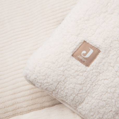 Tapis de jeu cloudy rib oatmeal (100 x 100 cm) Ecru 3 - vertbaudet enfant 