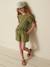 Short fille en gaze de coton biologique Chlorophyle+Jaune blanchi+Vert mousse 15 - vertbaudet enfant 
