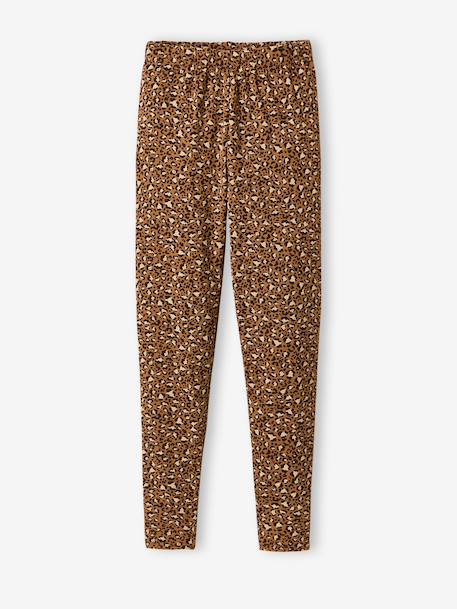 Legging long imprimé marron 4 - vertbaudet enfant 