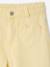 Pantalon large fille poches cœur jaune pâle+rose poudré 4 - vertbaudet enfant 