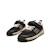 Sneakers garçon textile lacets- fermeture adhésive barefoot Black+bleu foncé–turquoise+Noir-gris 14 - vertbaudet enfant 