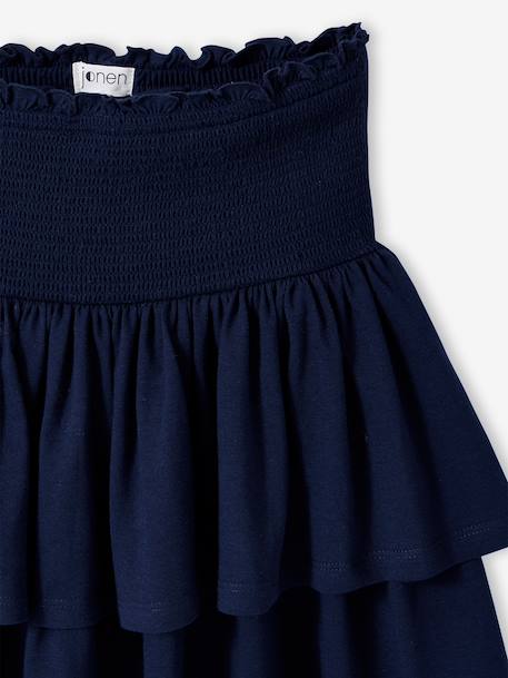 Jupe short fille jersey marine 3 - vertbaudet enfant 
