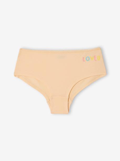 Lot 7 shorties basics rose 5 - vertbaudet enfant 