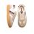 Sneakers garçon synthétique lacets Beige+Blanc noir 4 - vertbaudet enfant 