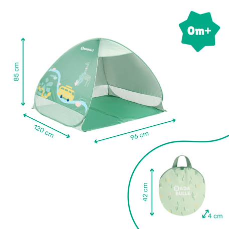 Tente anti uv bébé plage Vert 6 - vertbaudet enfant 