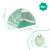 Tente anti uv bébé plage Vert 6 - vertbaudet enfant 