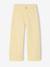 Pantalon large fille poches cœur jaune pâle+rose poudré 2 - vertbaudet enfant 