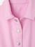 Robe ceinturée fille en twill coton mauve 3 - vertbaudet enfant 