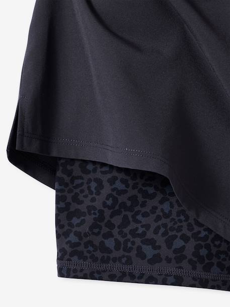 Short sport fille noir 4 - vertbaudet enfant 