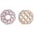Lot de 2 balles de préhension vieux rose-warm linen Marron, écru+Rose, écru 7 - vertbaudet enfant 