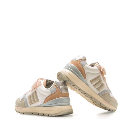 Sneakers filles textile lacets- fermeture adhésive Pink+White 8 - vertbaudet enfant 