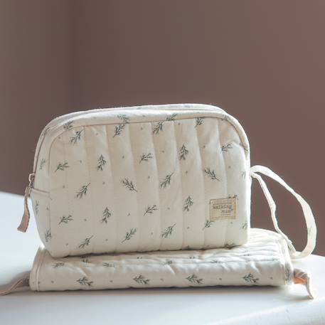 Protège carnet de santé mimosa vert Ecru, vert 5 - vertbaudet enfant 