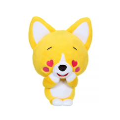Jouet-Peluche - peluche little corgi cuties 20 cm : chien corgi - in love