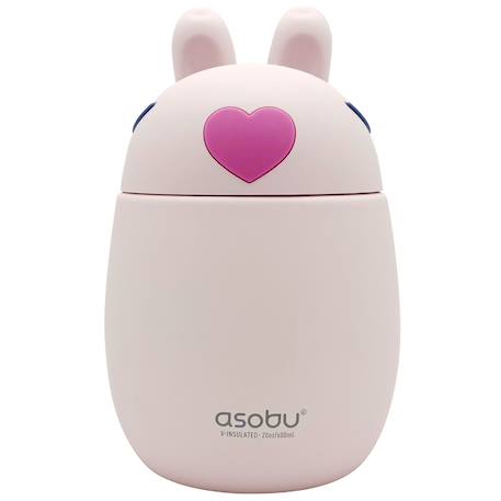 Boîte repas isotherme bestie foodie lapin (600 ml) Rose 1 - vertbaudet enfant 