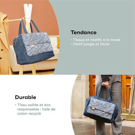 Sac à langer bébé day to day Bleu+Vert 5 - vertbaudet enfant 