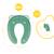Réducteur de toilette pliable Vert 5 - vertbaudet enfant 