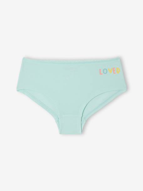 Lot 7 shorties basics rose 3 - vertbaudet enfant 