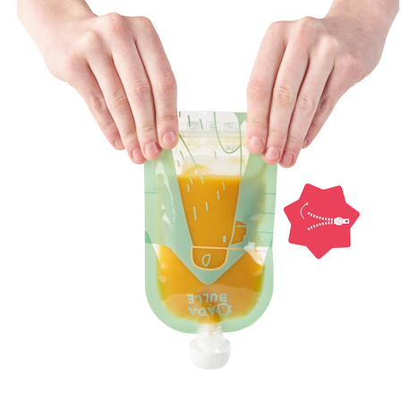 Gourdes réutilisables compote x15 Multicolore 5 - vertbaudet enfant 