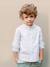 Chemise lin et coton – collection fêtes et mariages Rayure celadon 2 - vertbaudet enfant 