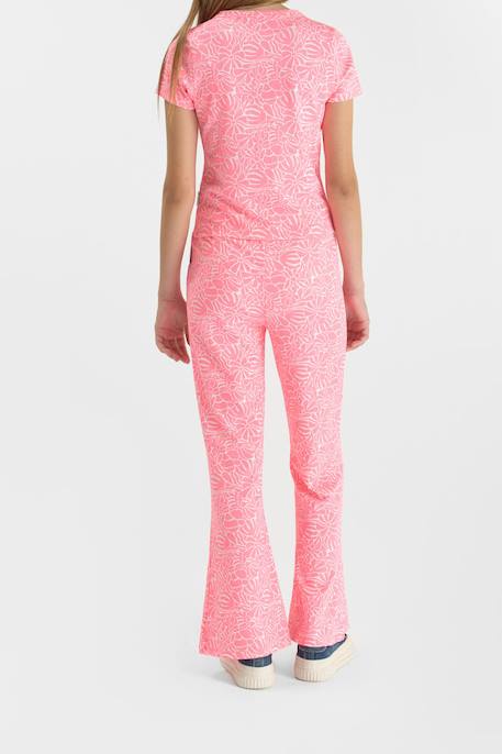Pantalon flare fabiagi Pink fluo 4 - vertbaudet enfant 