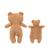 Poupée en tissu ours teddy ultra doux Light brown 2 - vertbaudet enfant 