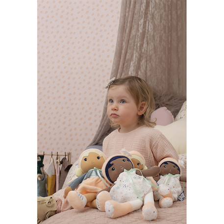 Poupée souple chloé Pêche, bleu, blanc 2 - vertbaudet enfant 