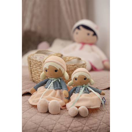 Poupée souple chloé Pêche, bleu, blanc 6 - vertbaudet enfant 