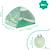 Tente anti uv bébé plage Vert 2 - vertbaudet enfant 