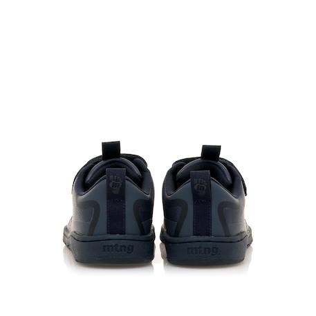 Sneakers garçon synthétique lacets- fermeture adhésive barefoot Blanc mat+Bleu vif+White 9 - vertbaudet enfant 