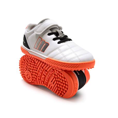 Sneakers de foot garçon synthétique lacets- fermeture adhésive Black+White 10 - vertbaudet enfant 