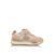 Sneakers filles textile lacets- fermeture adhésive Beige clair+Pink 6 - vertbaudet enfant 