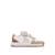 Sneakers filles synthétique lacets- fermeture adhésive barefoot Rose sable+White 7 - vertbaudet enfant 