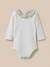 Body col en tissu liberty bébé - coton biologique Blanc doux 1 - vertbaudet enfant 