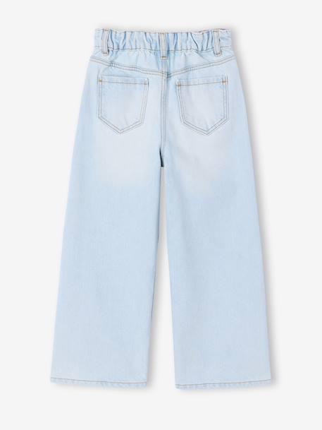 Jean fille large bleu moyen+denim black+denim bleached+denim brut+denim gris+stone 18 - vertbaudet enfant 