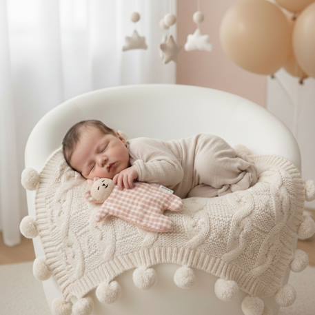 Poupée en tissu ours teddy ultra doux Pink 4 - vertbaudet enfant 