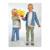 Peluche - peluche little corgi cuties 20 cm : chien corgi - in love Jaune 6 - vertbaudet enfant 