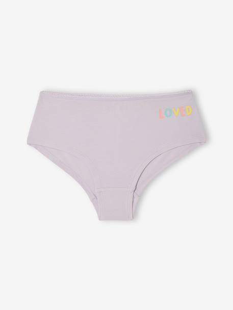 Lot 7 shorties basics rose 8 - vertbaudet enfant 