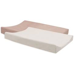Puériculture-Lot de 2 housses de matelas à langer