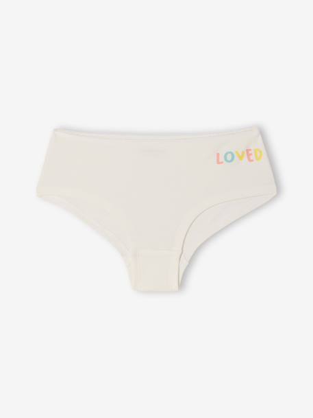 Lot 7 shorties basics rose 6 - vertbaudet enfant 