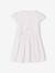 Robe patineuse fille bi-matière blanc 4 - vertbaudet enfant 