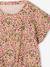Blouse manches courtes blanc imprimé+vert amande 4 - vertbaudet enfant 