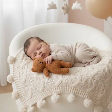 Poupée en tissu ours teddy ultra doux Brown 3 - vertbaudet enfant 