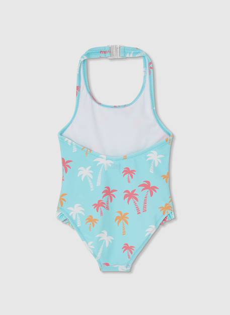 Maillot de bain fille imprimé palmiers Multicolore 2 - vertbaudet enfant 