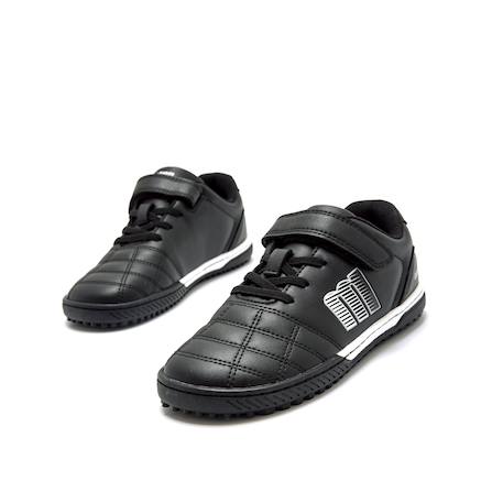 Sneakers de foot garçon synthétique lacets- fermeture adhésive Black+White 2 - vertbaudet enfant 