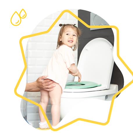 Réducteur de toilette pliable Vert 6 - vertbaudet enfant 