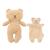 Poupée en tissu ours teddy ultra doux Beige 1 - vertbaudet enfant 