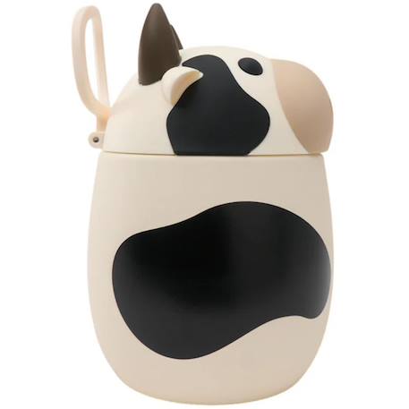 Boîte repas isotherme bestie vache (600 ml) Ecru, noir 3 - vertbaudet enfant 
