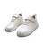 Sneakers garçon synthétique lacets- fermeture adhésive barefoot Blanc mat+Bleu vif+White 2 - vertbaudet enfant 