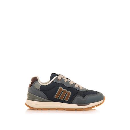 Sneakers garçon textile lacets Bleu – bleu clair+Blue 6 - vertbaudet enfant 