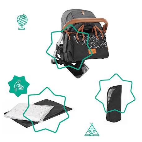 Sac à langer bébé pocketstyle Noir 4 - vertbaudet enfant 